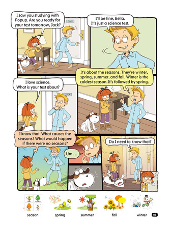 Comic In English for children School Adventures Level 3 Story 2