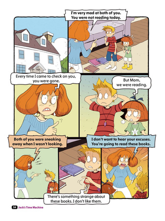 Comic In English for children School Adventures Level 2 Story 5