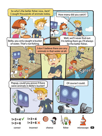 Comic In English for children School Adventures Level 3 Story 6