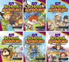 6 comics in English for children School Adventures Level 2