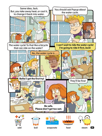 Comic In English for children School Adventures Level 3 Story 5