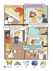 Comic In English for children School Adventures Level 3 Story 1