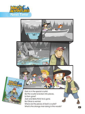 Comic In English for children Magic Adventures Level 3 Story 2