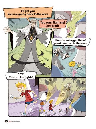 Comic In English for children Magic Adventures Level 2 Story 4