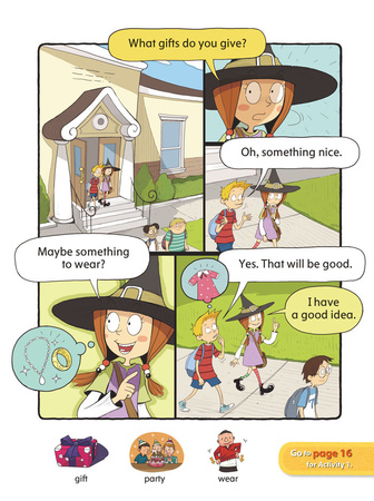 Comic In English for children Magic Adventures Level 1 Story 5