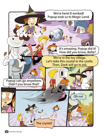 Comic In English for children Magic Adventures Level 3 Story 6