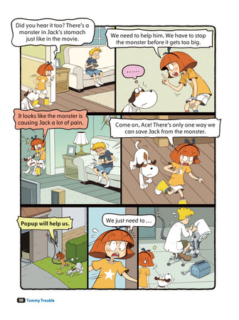 Comic In English for children School Adventures Level 3 Story 3