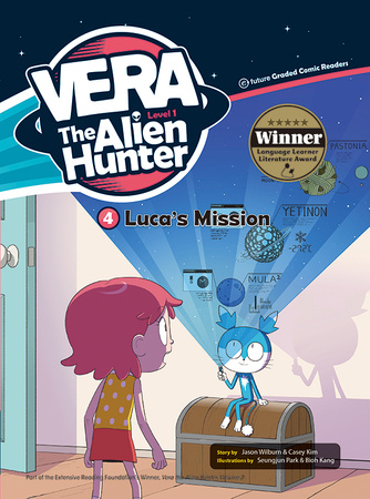 Komiks dla dzieci po angielsku Vera The Alien Hunter Level 1 Część 4