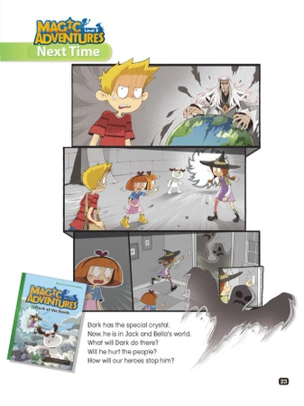 Comic In English for children Magic Adventures Level 2 Story 6