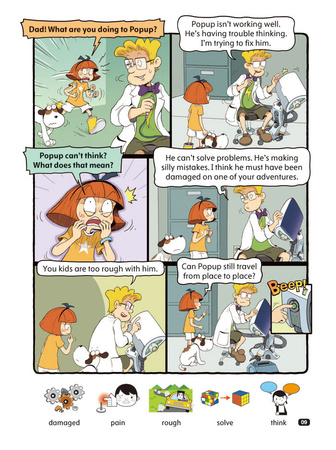 Comic In English for children School Adventures Level 3 Story 3