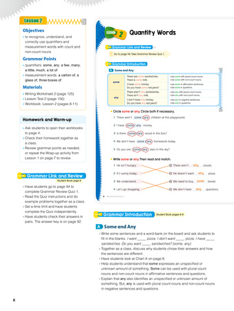 My Next Grammar 2 Teacher's Manual