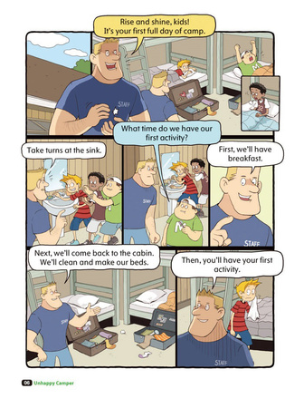 Comic In English for children School Adventures Level 1 Story 2