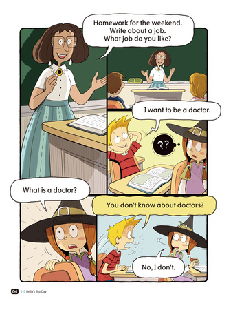 Comic In English for children Magic Adventures Level 1 Story 5