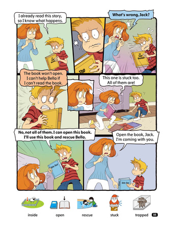 Comic In English for children School Adventures Level 2 Story 6