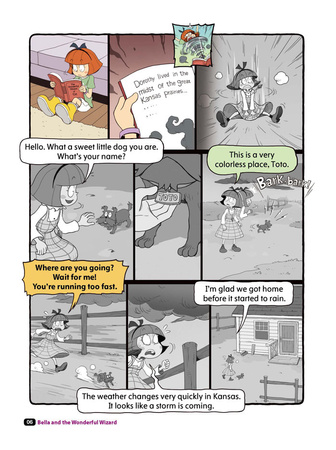 Comic In English for children School Adventures Level 2 Story 4