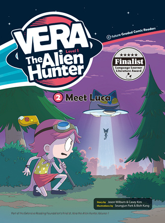 Komiks dla dzieci po angielsku Vera The Alien Hunter Level 1 Część 2