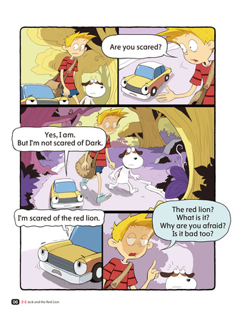 Comic In English for children Magic Adventures Level 2 Story 3