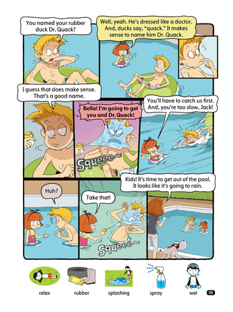 Comic In English for children School Adventures Level 3 Story 5