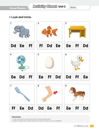 School Phonics 1 Workbook