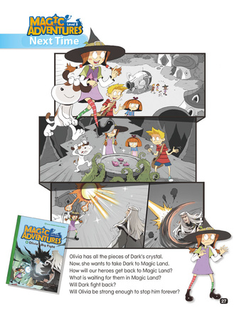 Comic In English for children Magic Adventures Level 3 Story 5