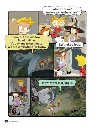 Comic In English for children Magic Adventures Level 3 Story 4