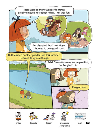 Comic In English for children School Adventures Level 1 Story 6