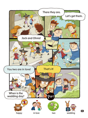 Comic In English for children Magic Adventures Level 1 Story 4