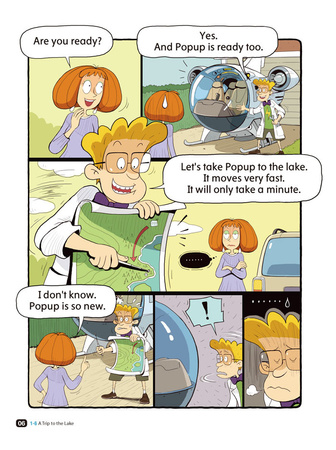 Comic In English for children Magic Adventures Level 1 Story 6