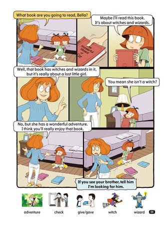 Comic In English for children School Adventures Level 2 Story 4