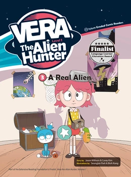 Komiks dla dzieci po angielsku Vera The Alien Hunter Level 1 Część 3