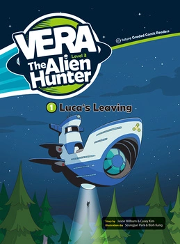 Komiks dla dzieci po angielsku Vera The Alien Hunter Level 3 Część 1