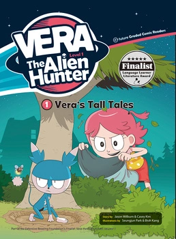 Komiks dla dzieci po angielsku Vera The Alien Hunter Level 1 Część 1