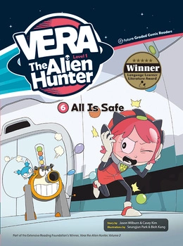 Komiks dla dzieci po angielsku Vera The Alien Hunter Level 1 Część 6