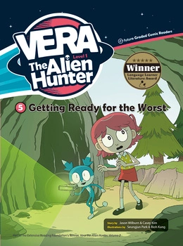 Komiks dla dzieci po angielsku Vera The Alien Hunter Level 1 Część 5